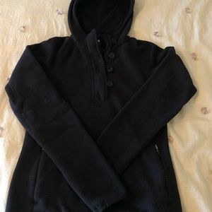 North Face button up sweatshirt